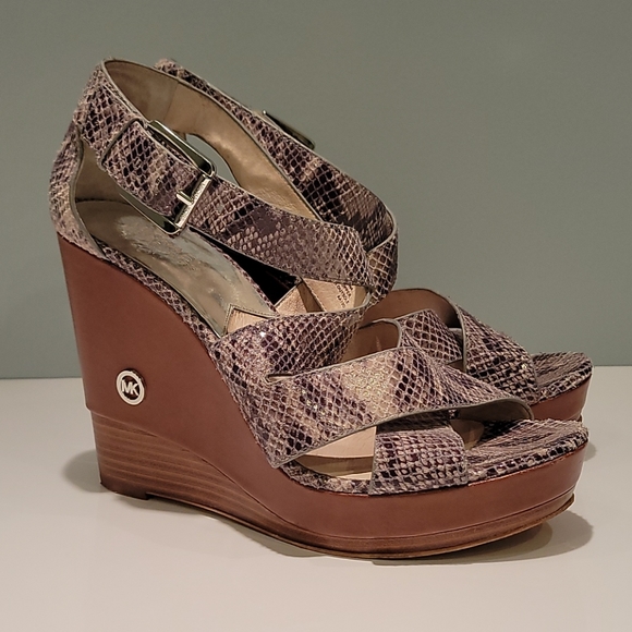 Michael Kors Shoes - Michael Kors size 11 wedge sandals